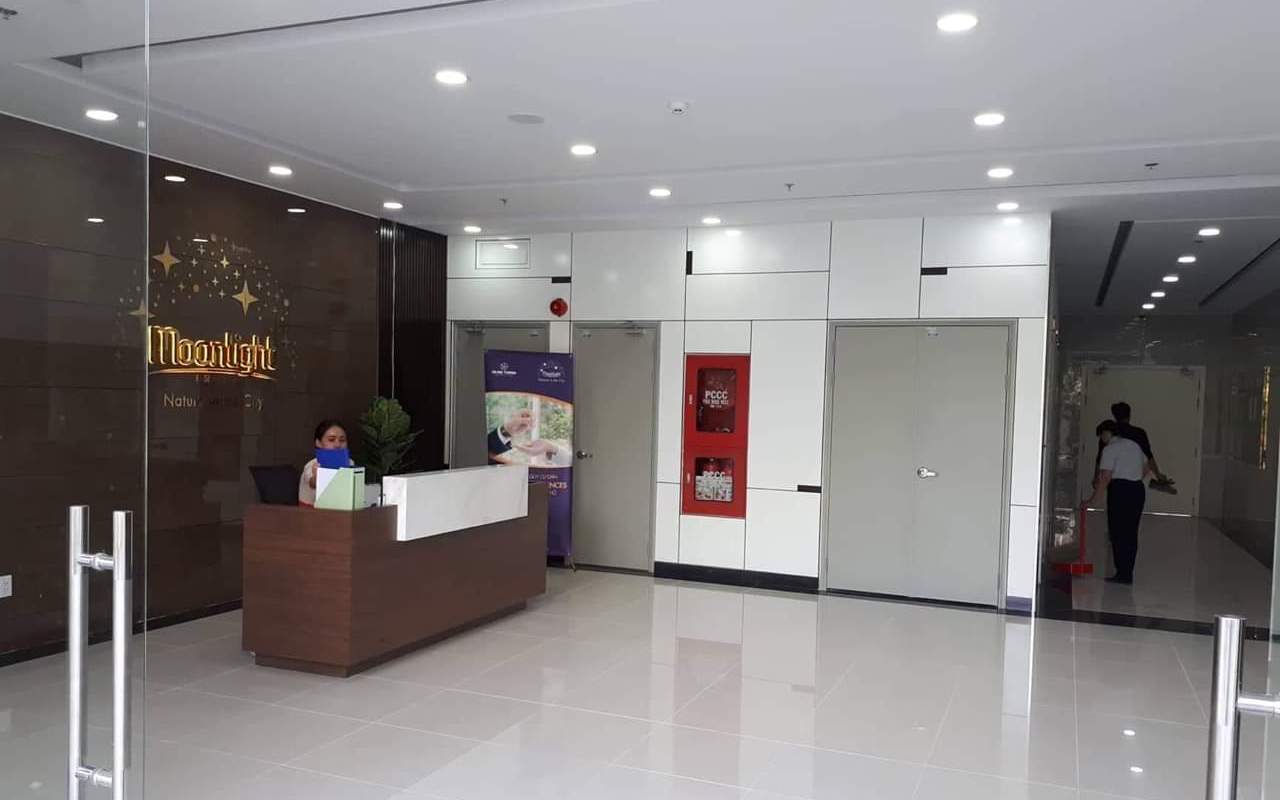 Sảnh đón tiếp cư dân sang trọng