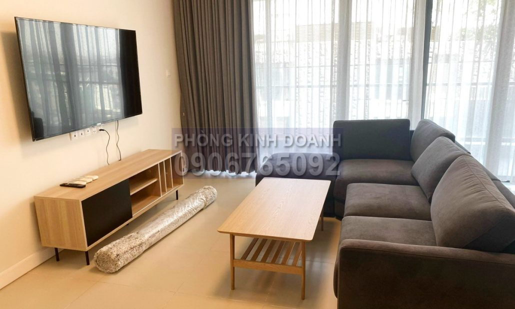 Cho thuê Gateway Thảo Điền 4 phòng ngủ view sông tầng trung nội thất full