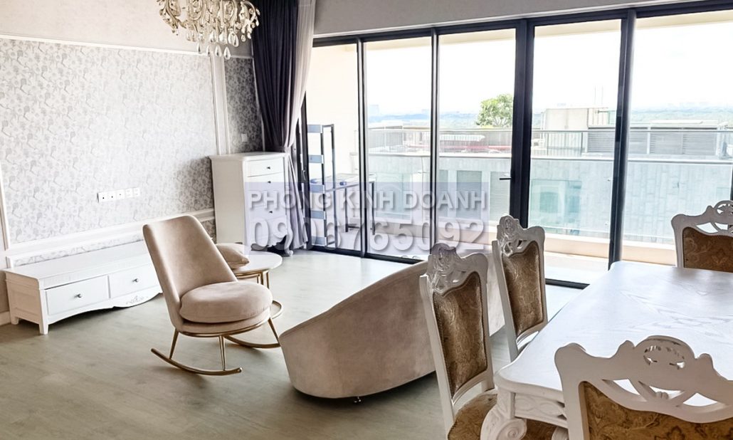 Cho thuê Gateway Thảo Điền 4 phòng ngủ view sông lầu cao nội thất đầy đủ