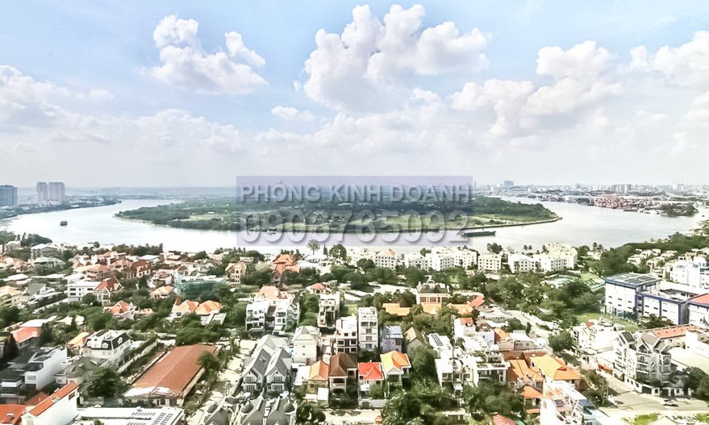 Cho thuê Gateway Thảo Điền căn 4 phòng ngủ view sông lầu cao nội thất xịn