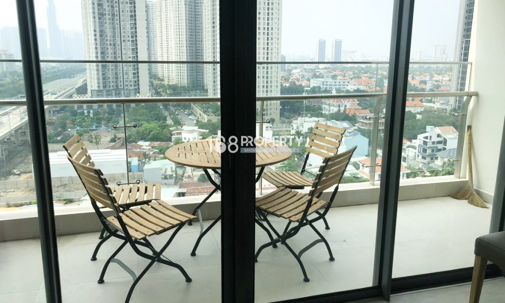Cho thuê Gateway Thảo Điền căn hộ 4 phòng ngủ view L81 lầu cao nội thất full