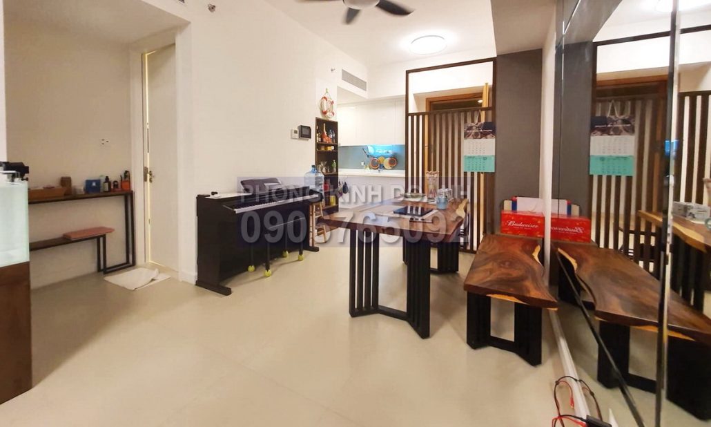 Gateway Thảo Điền cho thuê 1 phòng ngủ view thoáng lầu cao đầy đủ nội thất