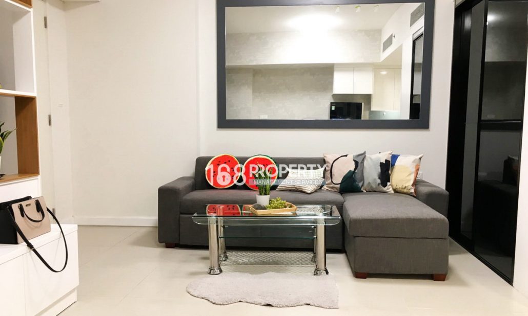 Gateway Thảo Điền cho thuê 1 phòng ngủ view nội khu lầu thấp nội thất full