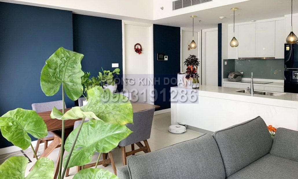 Căn hộ Gateway Thảo Điền cho thuê 2 phòng view sông lầu cao nội thất xịn