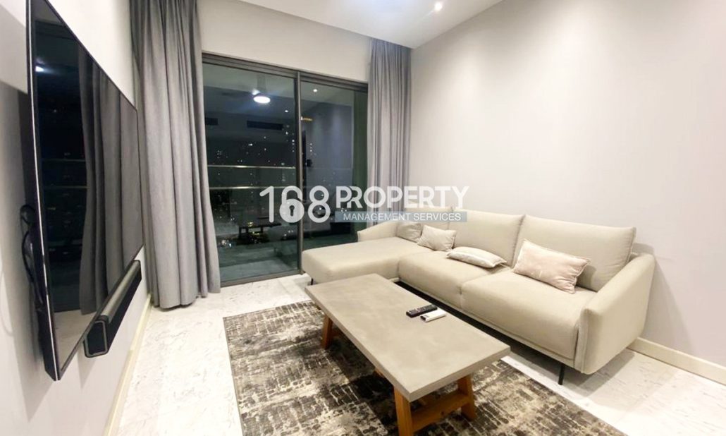 Căn Gateway Thảo Điền cho thuê 2 phòng ngủ view L81 – sông lầu cao nhà đẹp