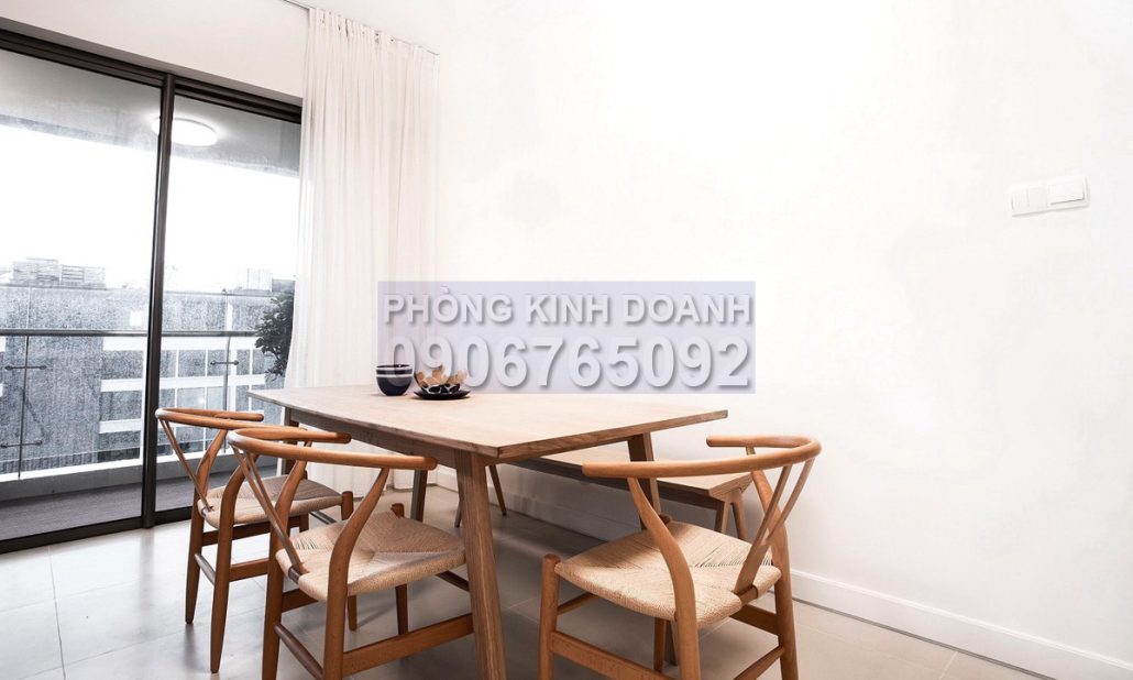 Gateway Thảo Điền cho thuê 2 phòng ngủ view hồ bơi tầng trung có nội thất