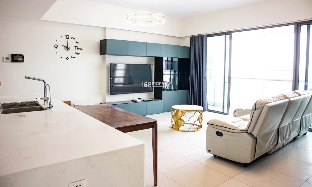 Căn hộ Gateway Thảo Điền cho thuê 2 phòng ngủ view sông lầu 17 nội thất full