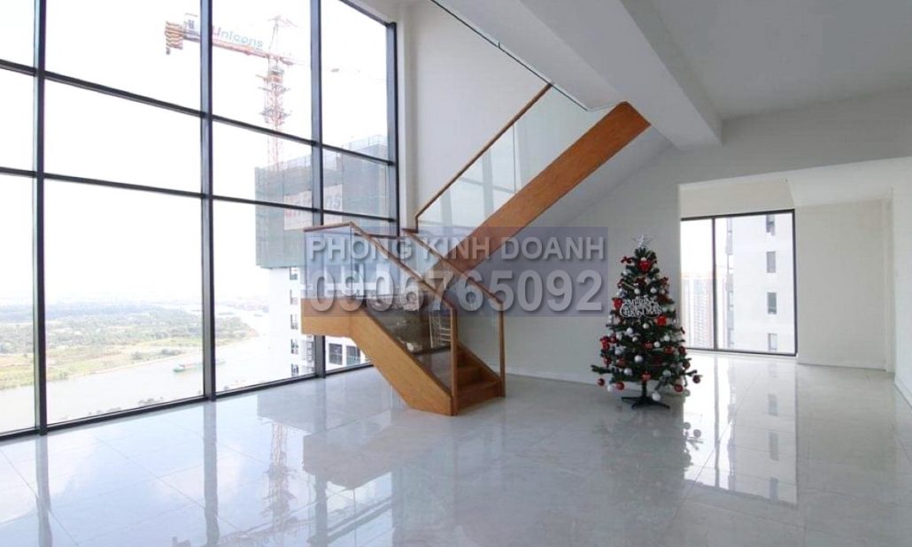 Cho thuê căn hộ duplex Gateway Thảo Điền 3 phòng ngủ view sông tầng cao