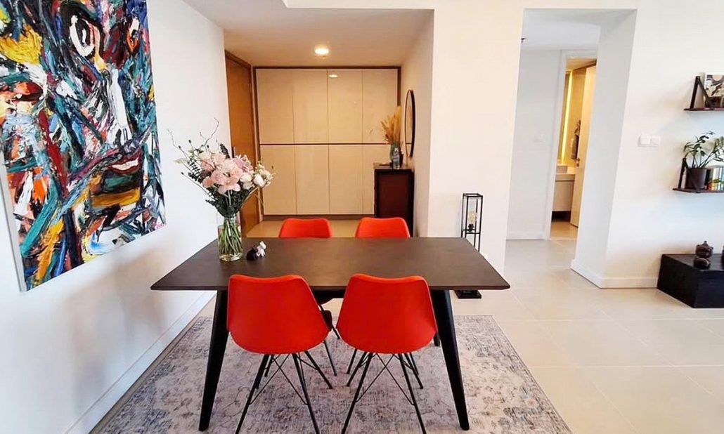 Gateway Thảo Điền bán căn hộ 97m 2 phòng ngủ lầu cao nhà đẹp view sông