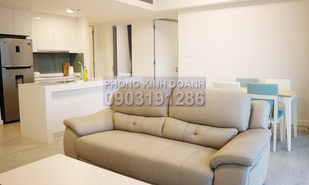 Gateway Thảo Điền cho thuê căn hộ 2 phòng ngủ lầu trung thoáng full nội thất