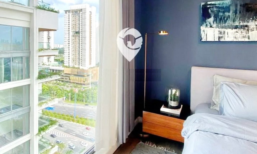 Gateway Thảo Điền bán căn hộ 1 phòng ngủ thoáng mát lầu cao đủ nội thất