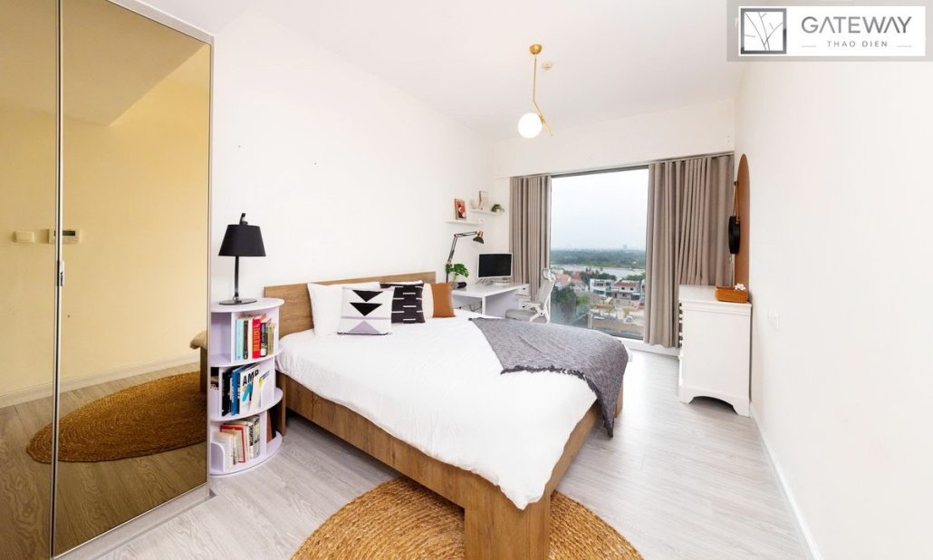 Gateway Thảo Điền cho thuê căn hộ 3 phòng ngủ view sông đầy đủ nội thất