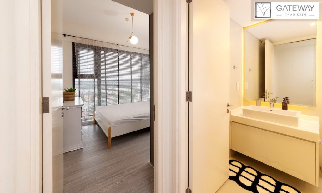 Gateway Thảo Điền cho thuê căn hộ 3 phòng ngủ view sông đầy đủ nội thất