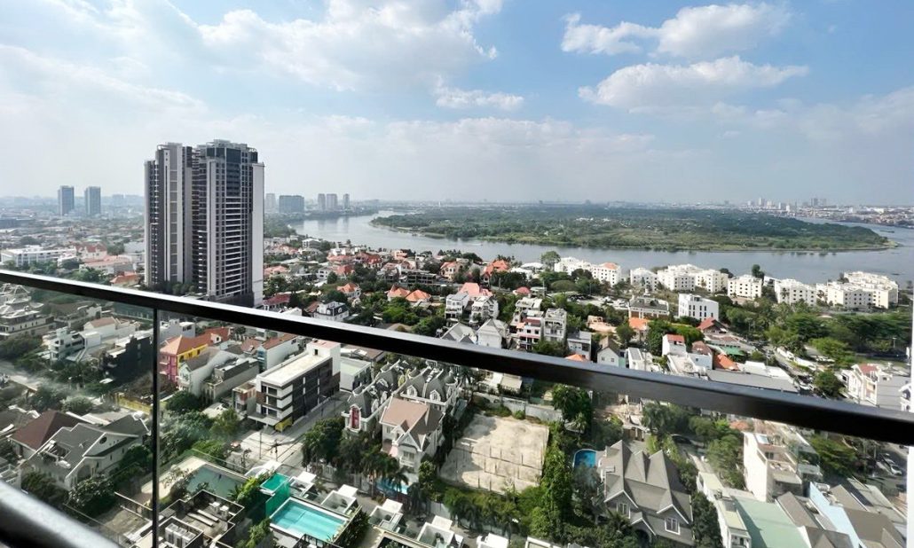 Gateway Thảo Điền 3 phòng ngủ cho thuê view sông tầng cao có nội thất