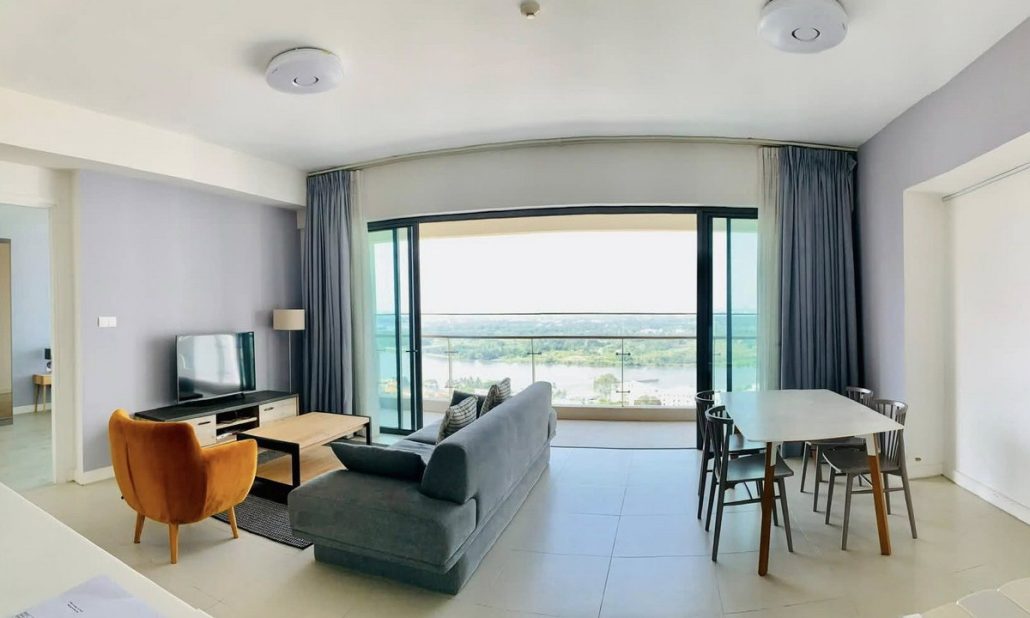 Gateway Thảo Điền bán căn hộ 3 phòng ngủ view sông tầng cao đủ nội thất