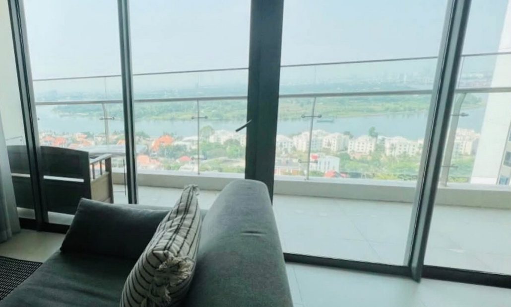Gateway Thảo Điền bán căn hộ 3 phòng ngủ view sông tầng cao đủ nội thất