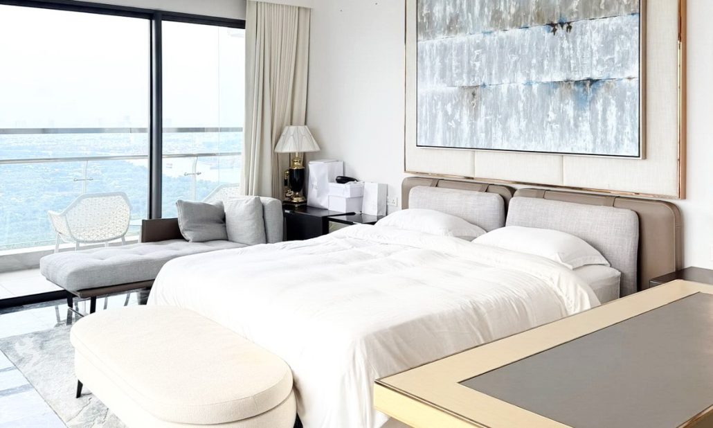 Gateway Thảo Điền bán căn penthouse 444m 4 phòng ngủ view sông nội thất xịn