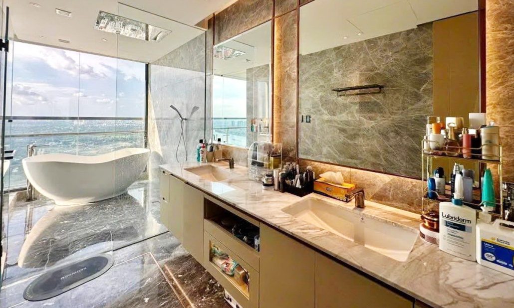 Gateway Thảo Điền cho thuê penthouse 4 phòng ngủ view sông nội thất sang